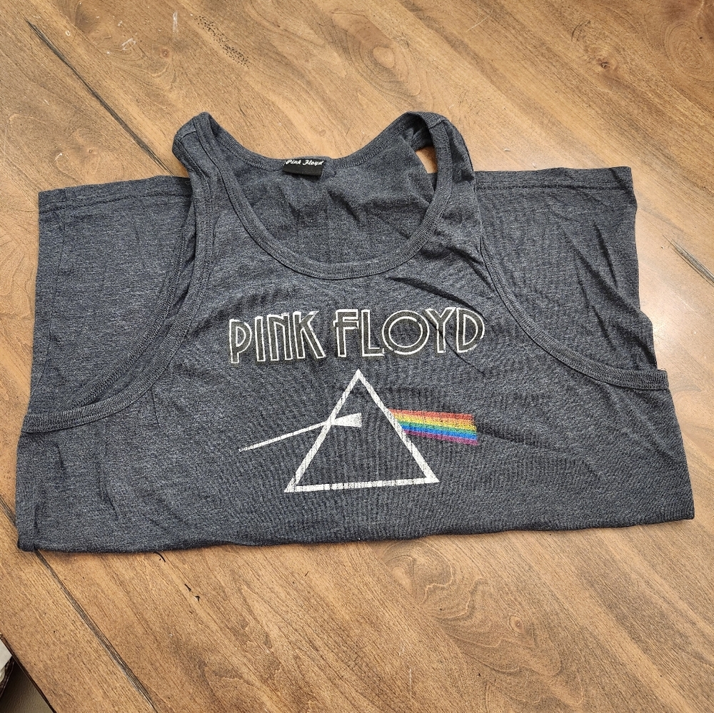 Pink Floyd Gray Tank Top Sz L